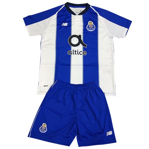 Camiseta Oporto 1ª Niños 2018-2019 Blanco Azul